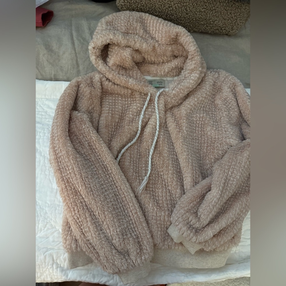 Anthropologie Fuzzy hoodie